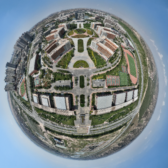 兰州现代职业学院校园全景